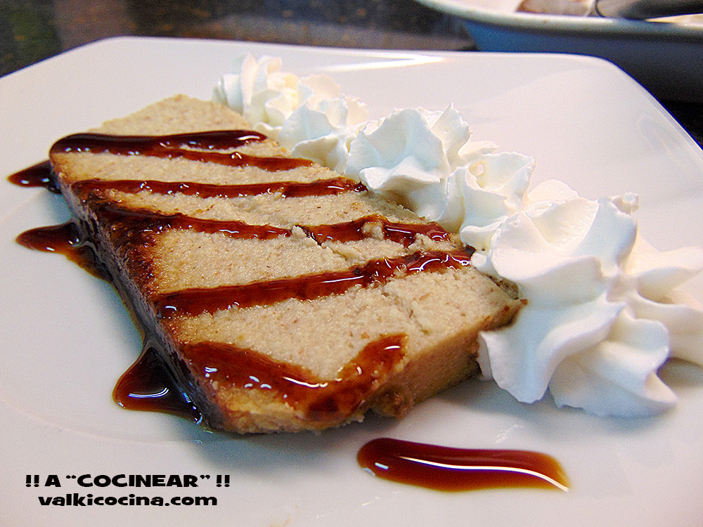 PUDIN DE PAN DE MOLDE INTEGRAL CON MANZANA Y CANELA ¡¡A COCINEAR