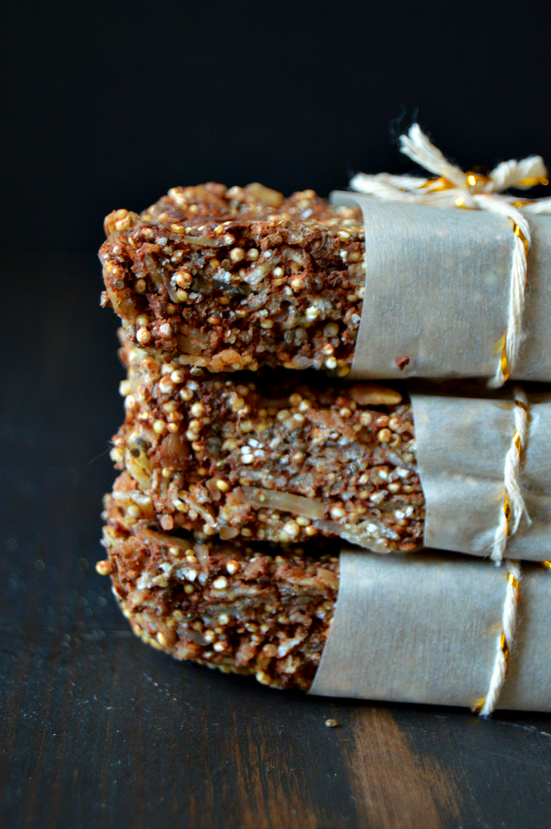 Chocolate Quinoa Snack Bars