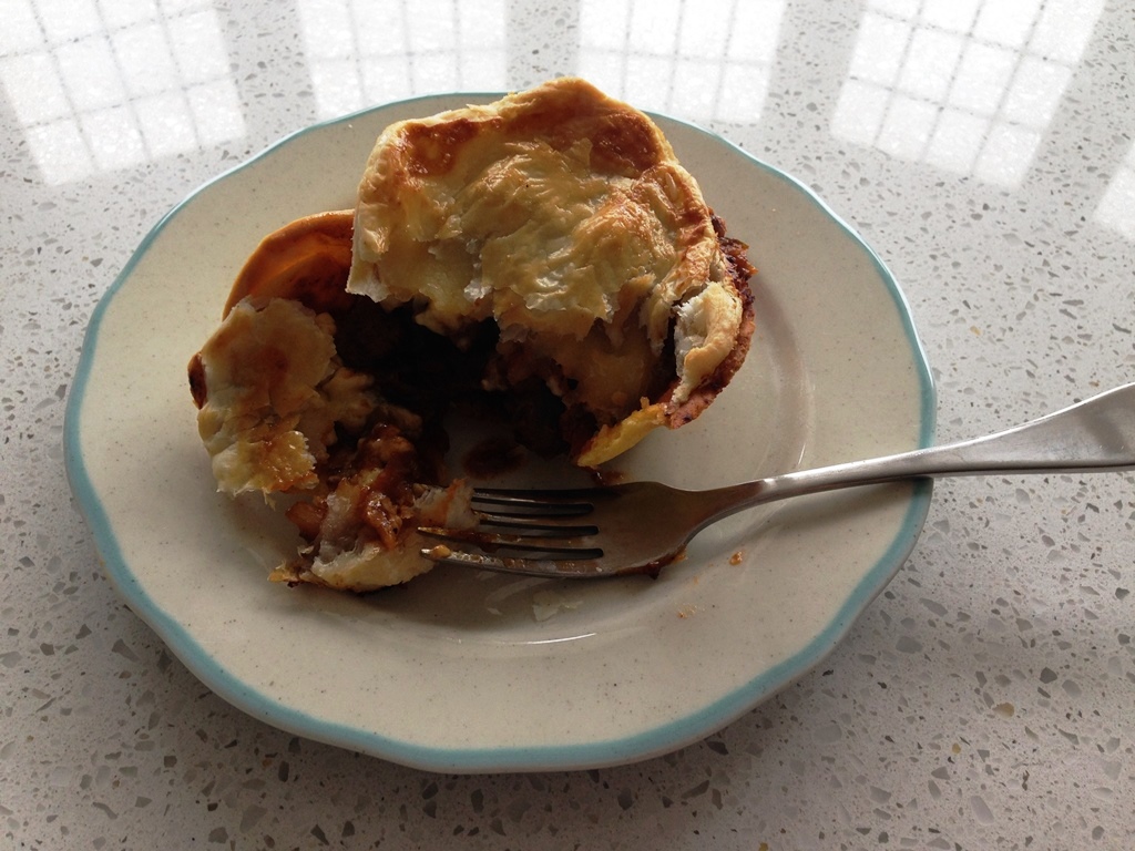 Mrs Cake Steak and cheese pie