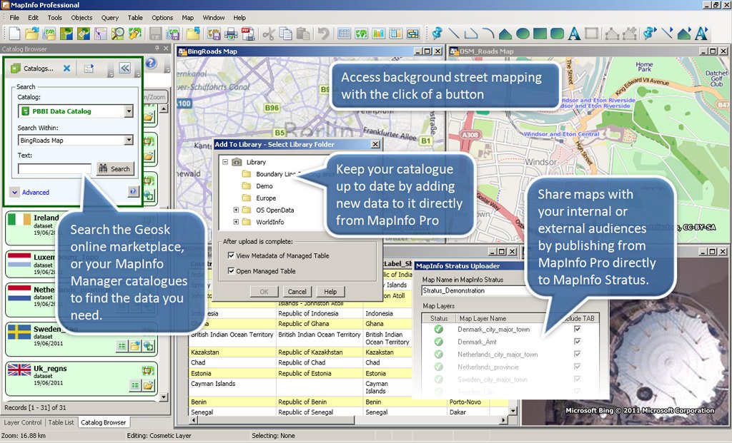 Mapinfo download demo