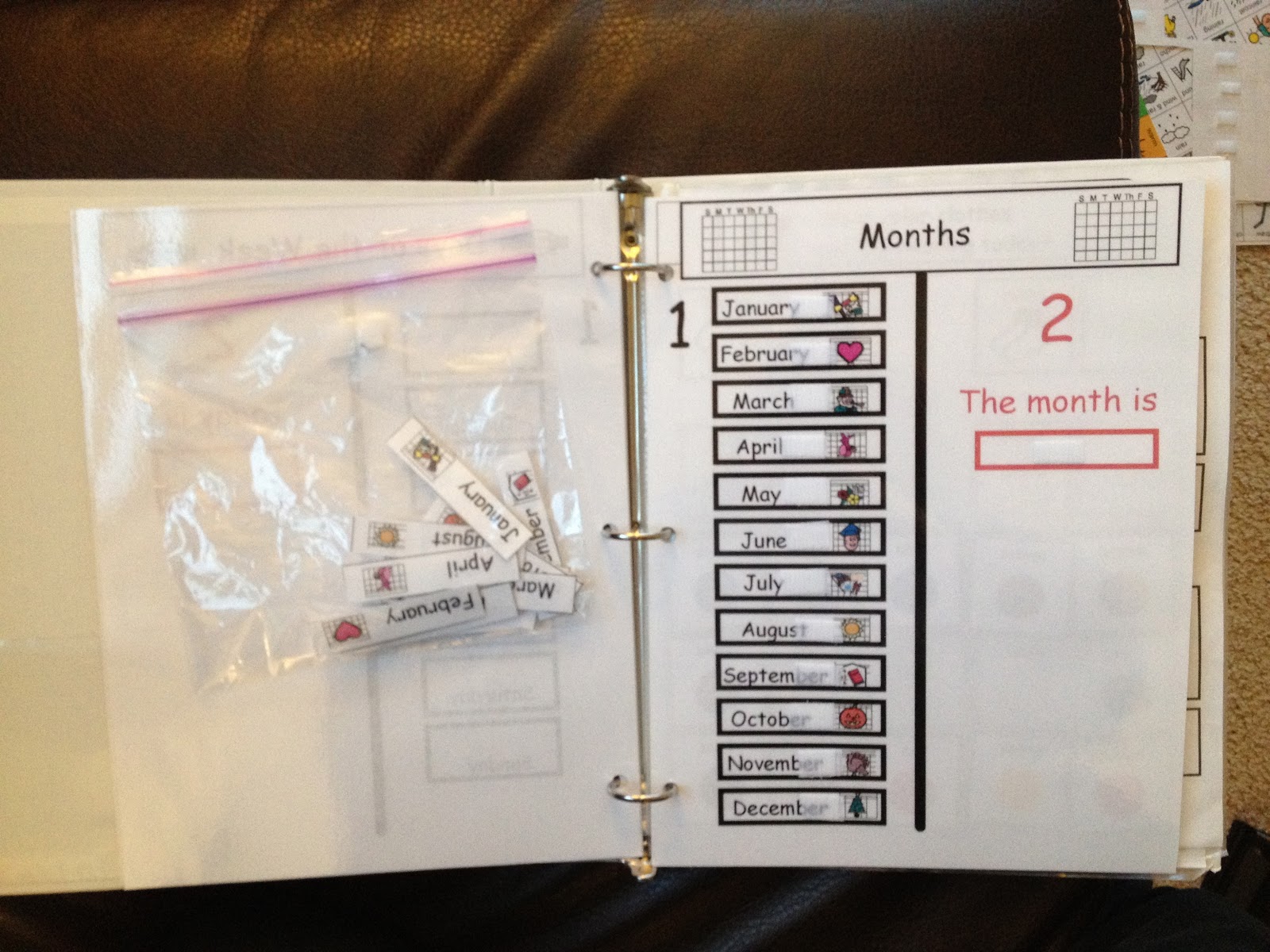 Autism Tank Homework Binders