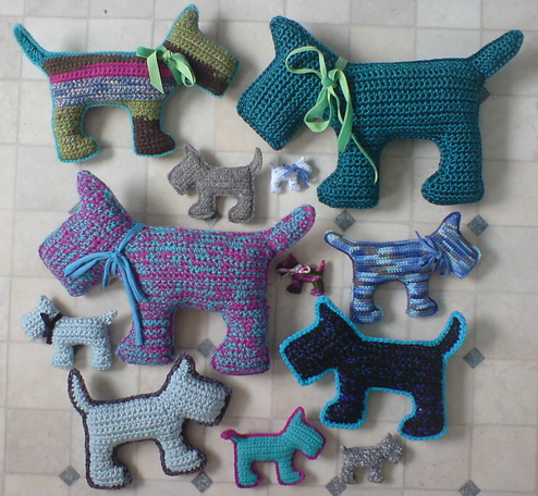 tangled happy: Scottie Dogs