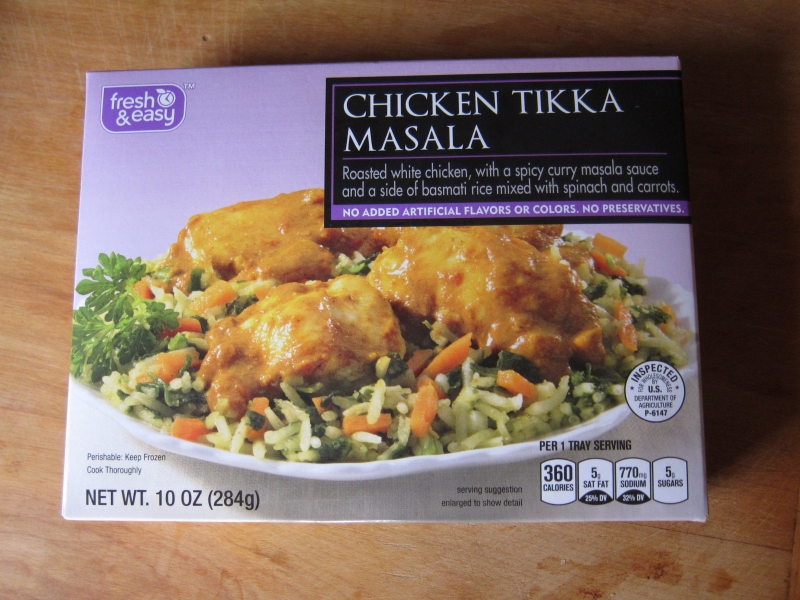 Frozen Friday Fresh & Easy Chicken Tikka Masala Brand Eating