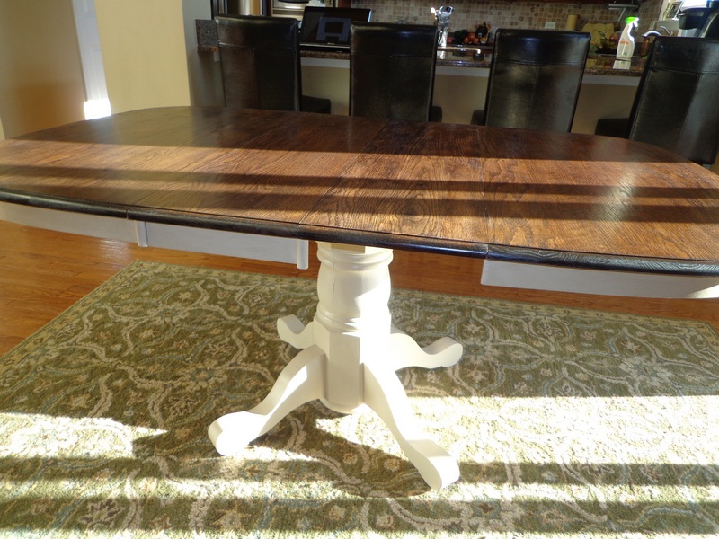 All Things that Make a House a Home...... Refinishing an oak tablepart II