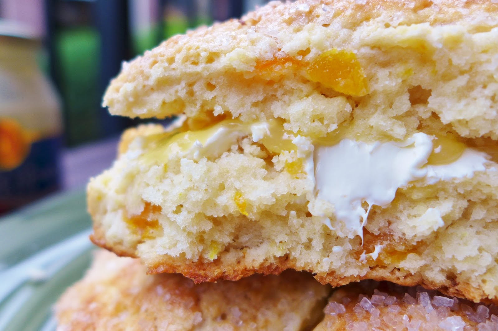 Dimples & Delights Apricot Cream Cheese Scones