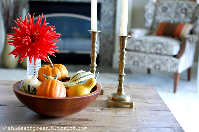 33 Shades of Green Fall Decorating & Goose Creek Candle Giveaway