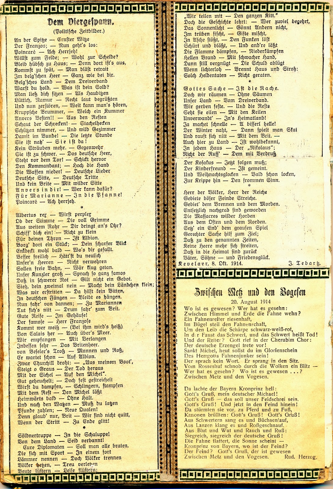 Die Poesiealben Vom Krieg