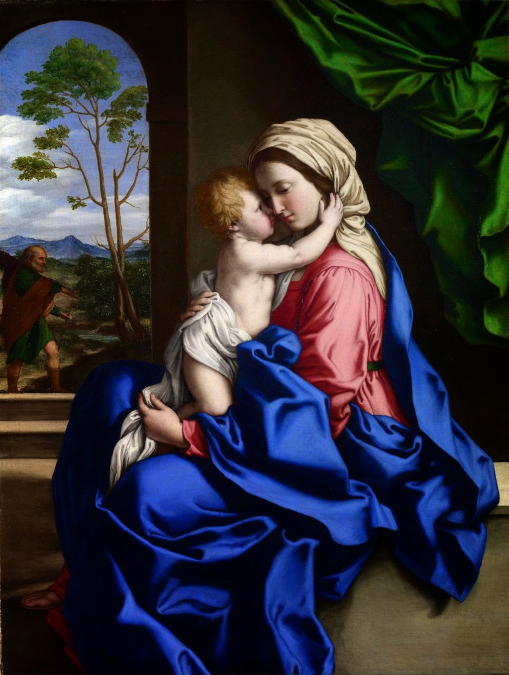 Sassoferrato+(1609-1685)-+The+Virgin+and+Child+Embracing