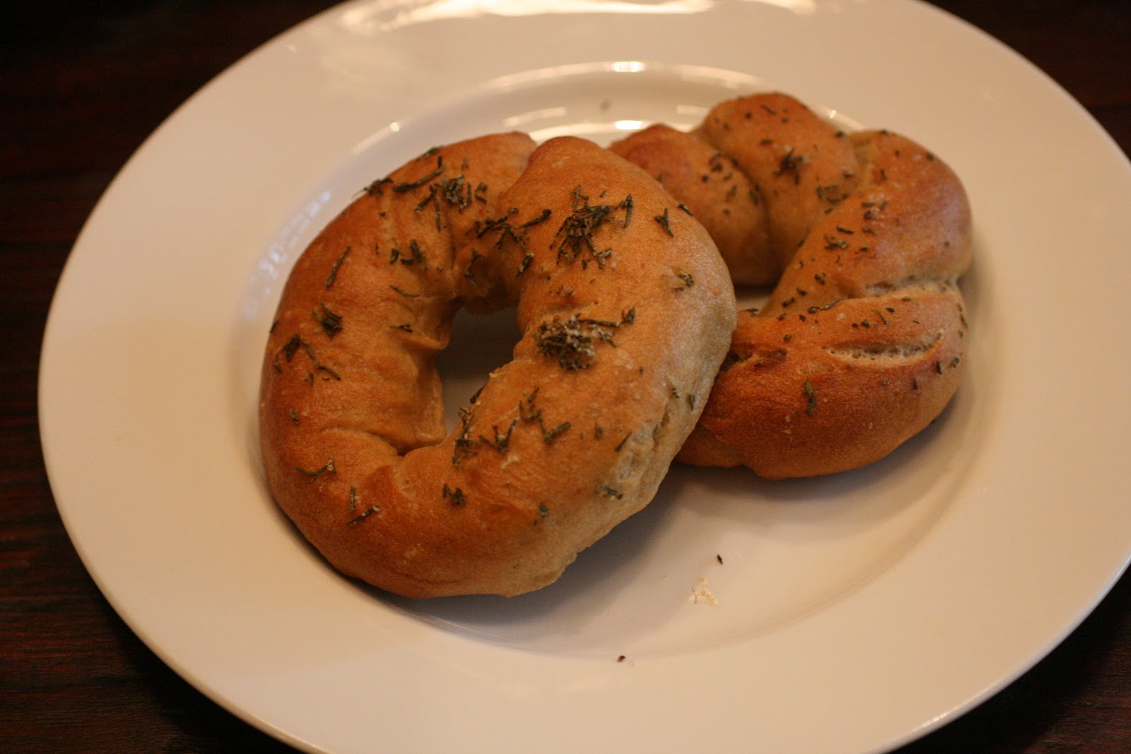 The Seasonal Plate Rosemary & Sea Salt GlutenFree Bagels