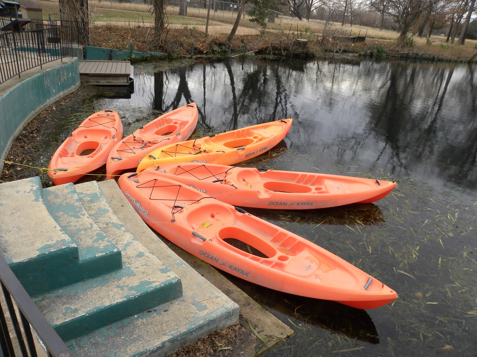 Family Adventures Kayaking on the Head Water of San Marcos River