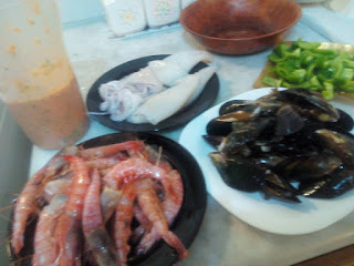 Recette du Paella poulet et fruits de mer