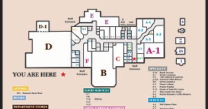 Oakdale Mall Store Map Information Design: Oakdale Mall