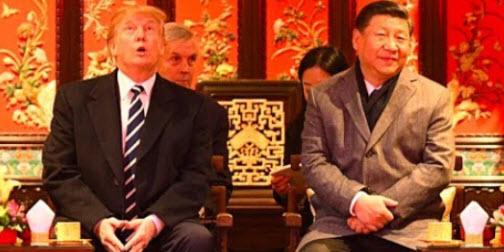 President Trump & Melania Enjoy Spectacular Opera @ Forbidden City in Beijing