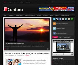 Cantare Blogger Template