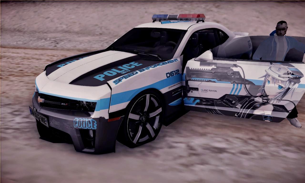 Chevrolet Camaro Zl1 Police Itasha