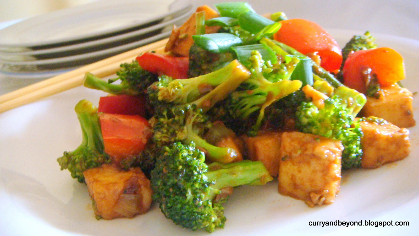 Curry And Beyond Broccoli and Paneer Stir Fry.