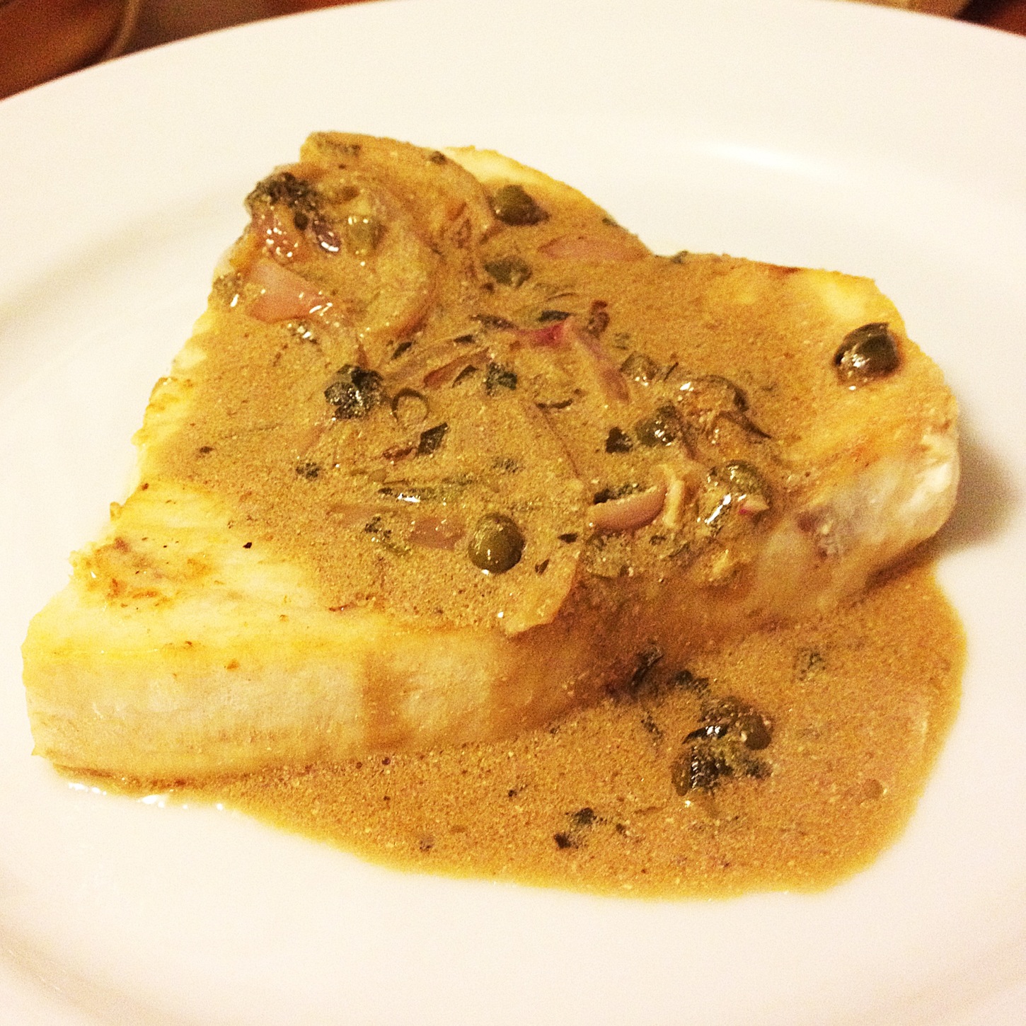 Ça C'est Bon . . . PanSeared Swordfish Steaks with Dijon Cream Sauce