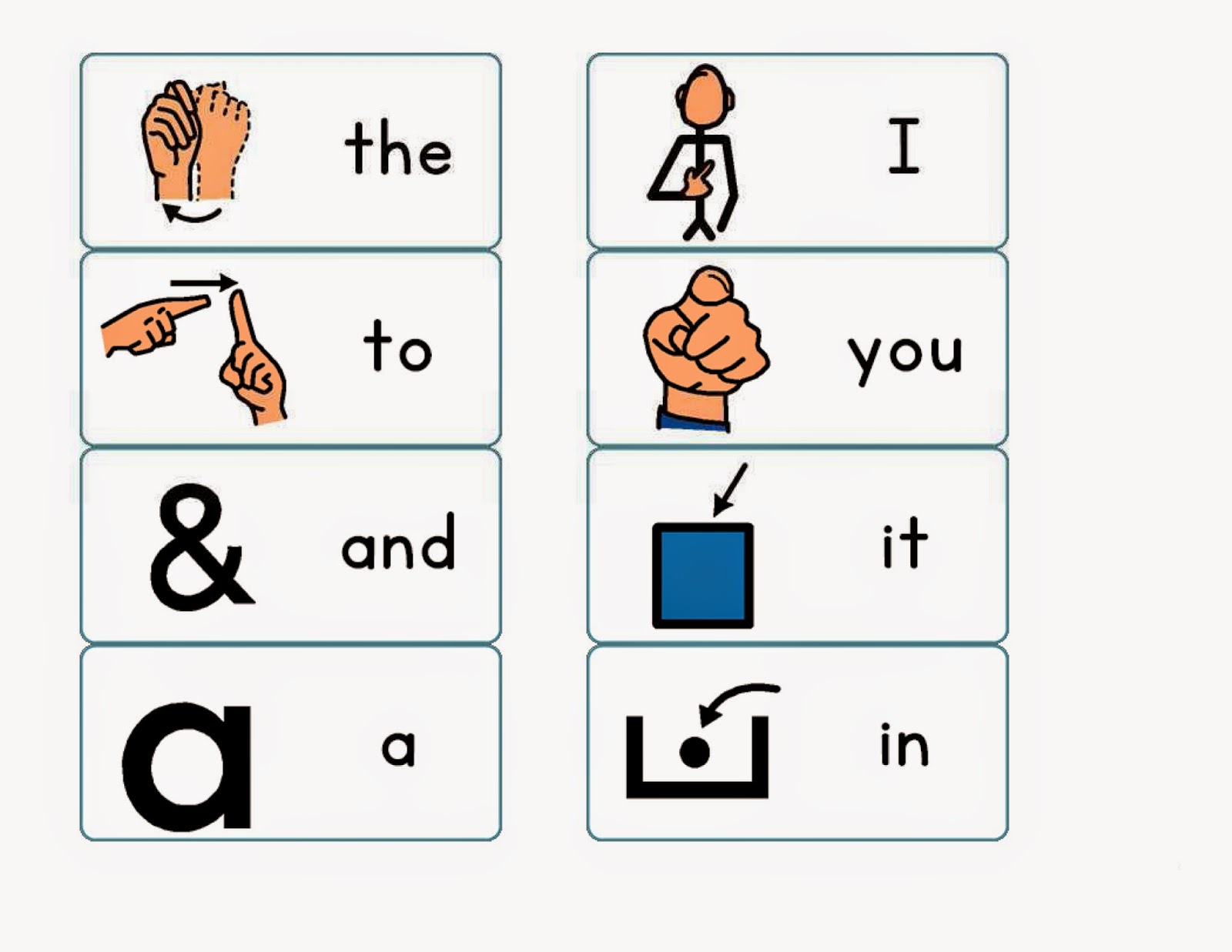 pre primer words