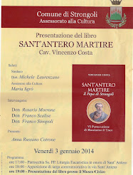 3 Gennaio 2014 ore 19,00 <br> Presentazione libro<br> Sant'Antero Martire,<br> Papa di Strongoli