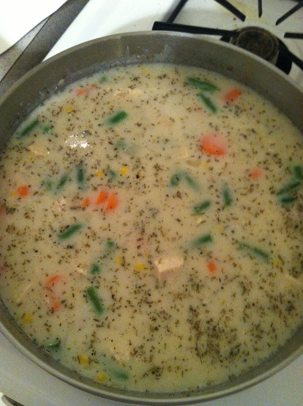 Deep in the Heart of Tejas Chicken and Dumplings in a Jiffy ;)