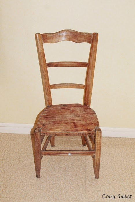 Customiser une vieille chaise en bois ~ Crazy Addict
