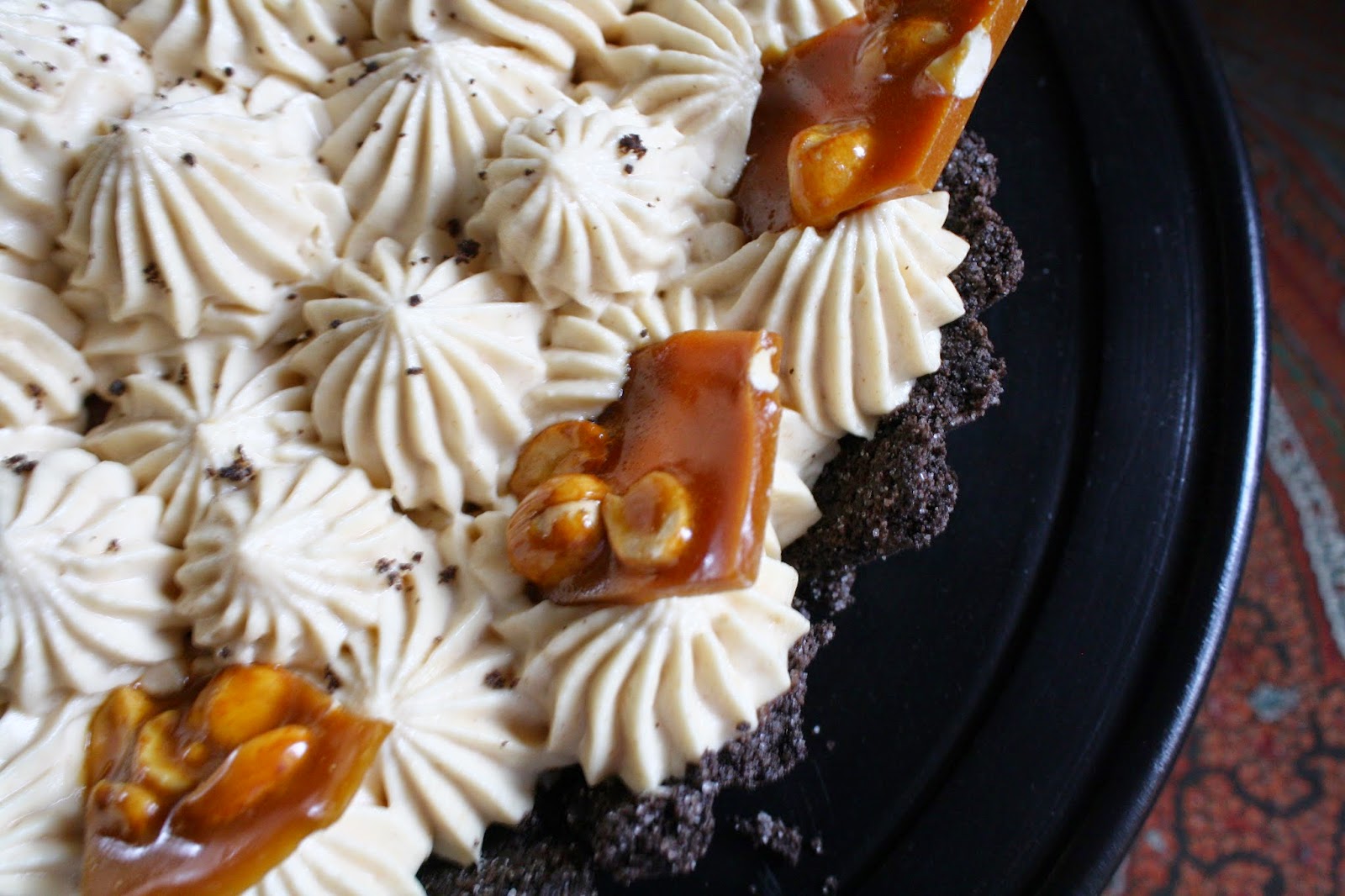 salted sugared spiced™ Peanut Butter Mousse Chocolate Ganache Tart