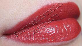 Swatches Cosmetics Свотчи Косметики Губная помада для губ Lipstick Clarins №729 Red Terra
