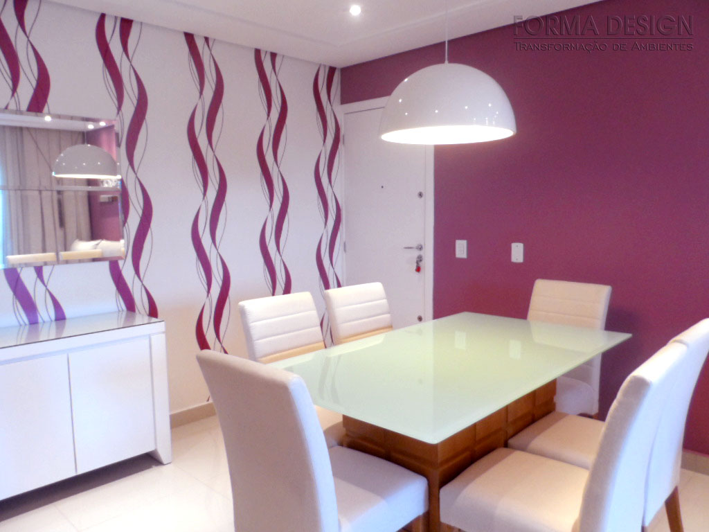 Forma Design Interiores: Projeto para Sala de Estar e Jantar