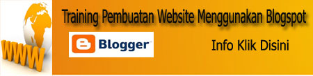 Kursus/Private Pembuatan Website Menggunakan Blogspot
