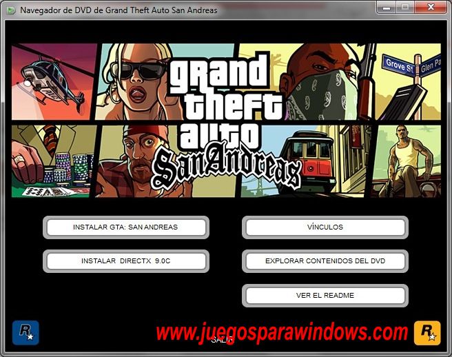 GTA San Andreas : San Andreas PC Shipping on DVD-9 / DVD-5