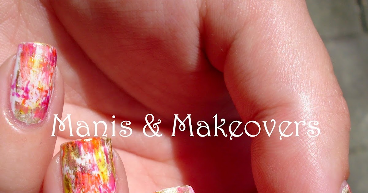 Manis & Makeovers Tutorial Tuesday Abstract Nail Art No Tools Required!