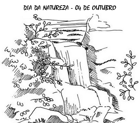 desenhos de paisagens de natureza