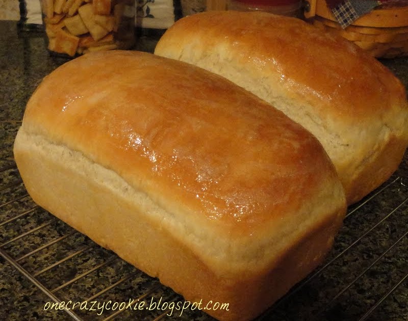 One Crazy Cookie Grandma's White Bread