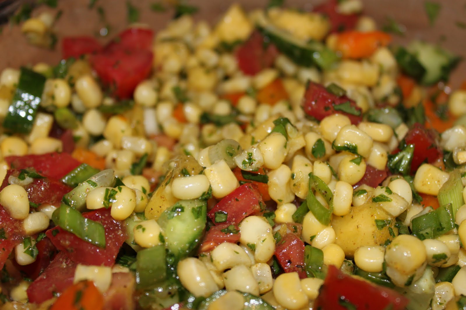 Coles Cafe Corn Pineapple Bruschetta/Salsa