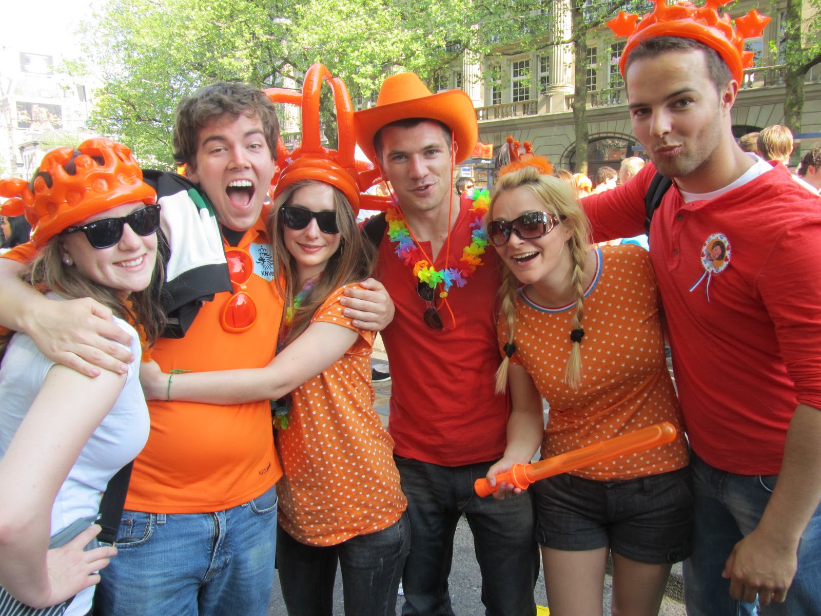 Amsterdam Queen's Day Lauren Goes Corporate