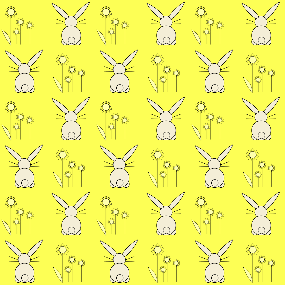 Free digital bunny nursery scrapbooking paper ausdruckbares