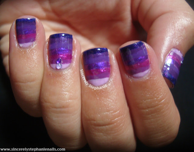 31 day nail art challenge violet