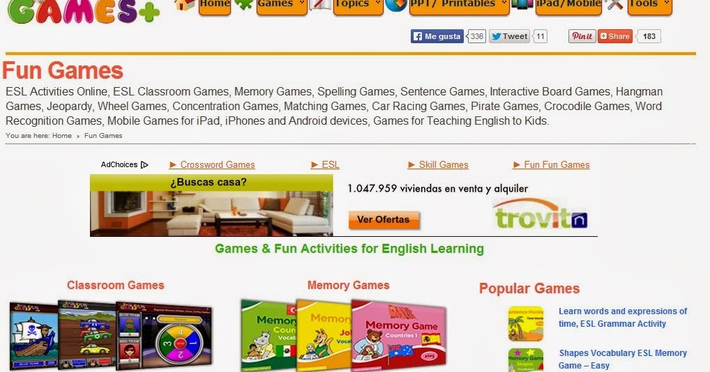 ESL Board Games, Interactive Vocabulary, Grammar, Word Recognition Practice