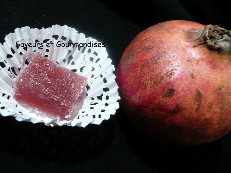 Saveurs et Gourmandises Pâte de grenade.