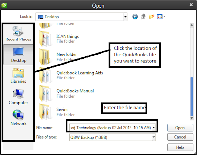 how to email a quickbooks backup file