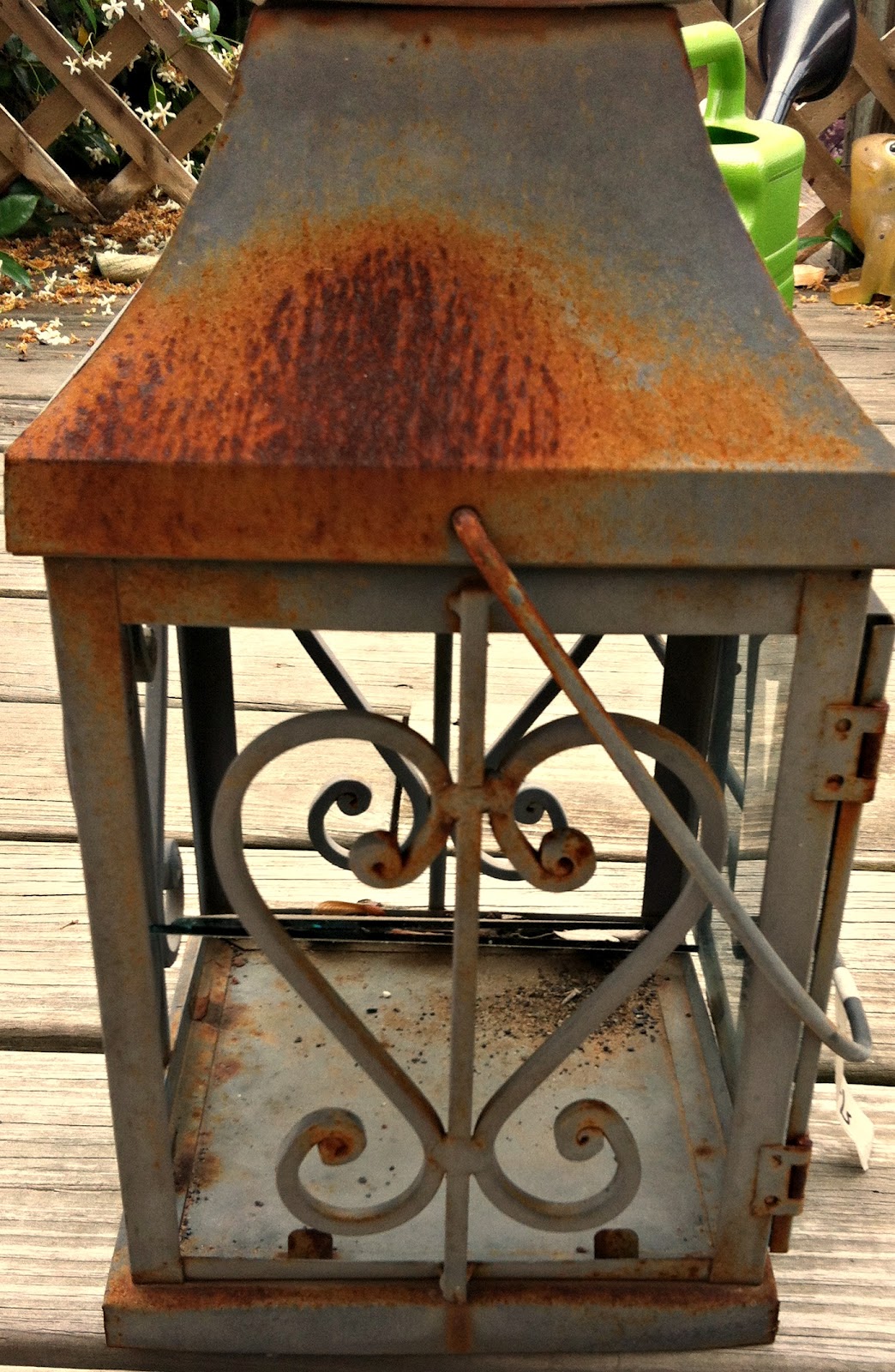 Watering Can Makeover and Lantern Update Life on Lakeshore Drive