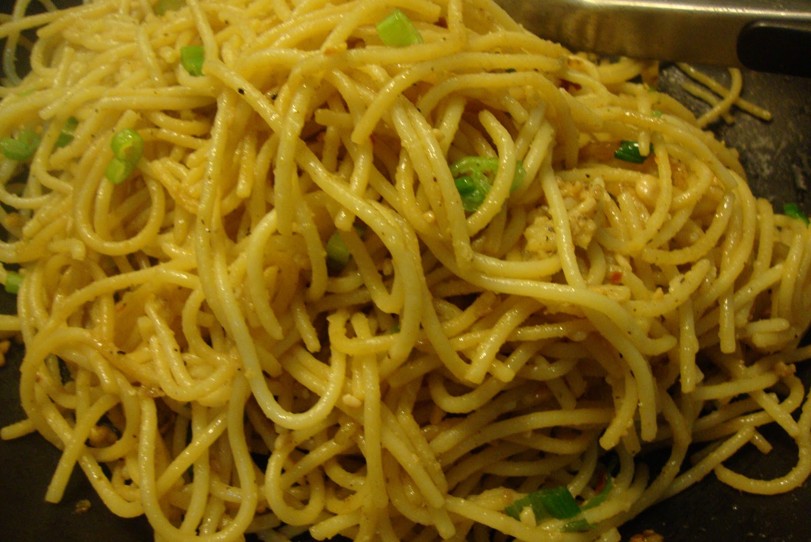 The Pantry Mom Spicy Garlic Noodles (Leftover Spaghetti)