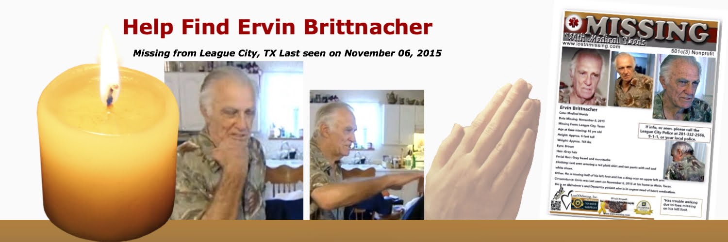 Missing Ervin Brittnacher