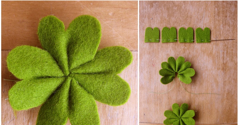 Noted. | FineStationery.com: Felt Shamrock DIY for St. Patty's Day