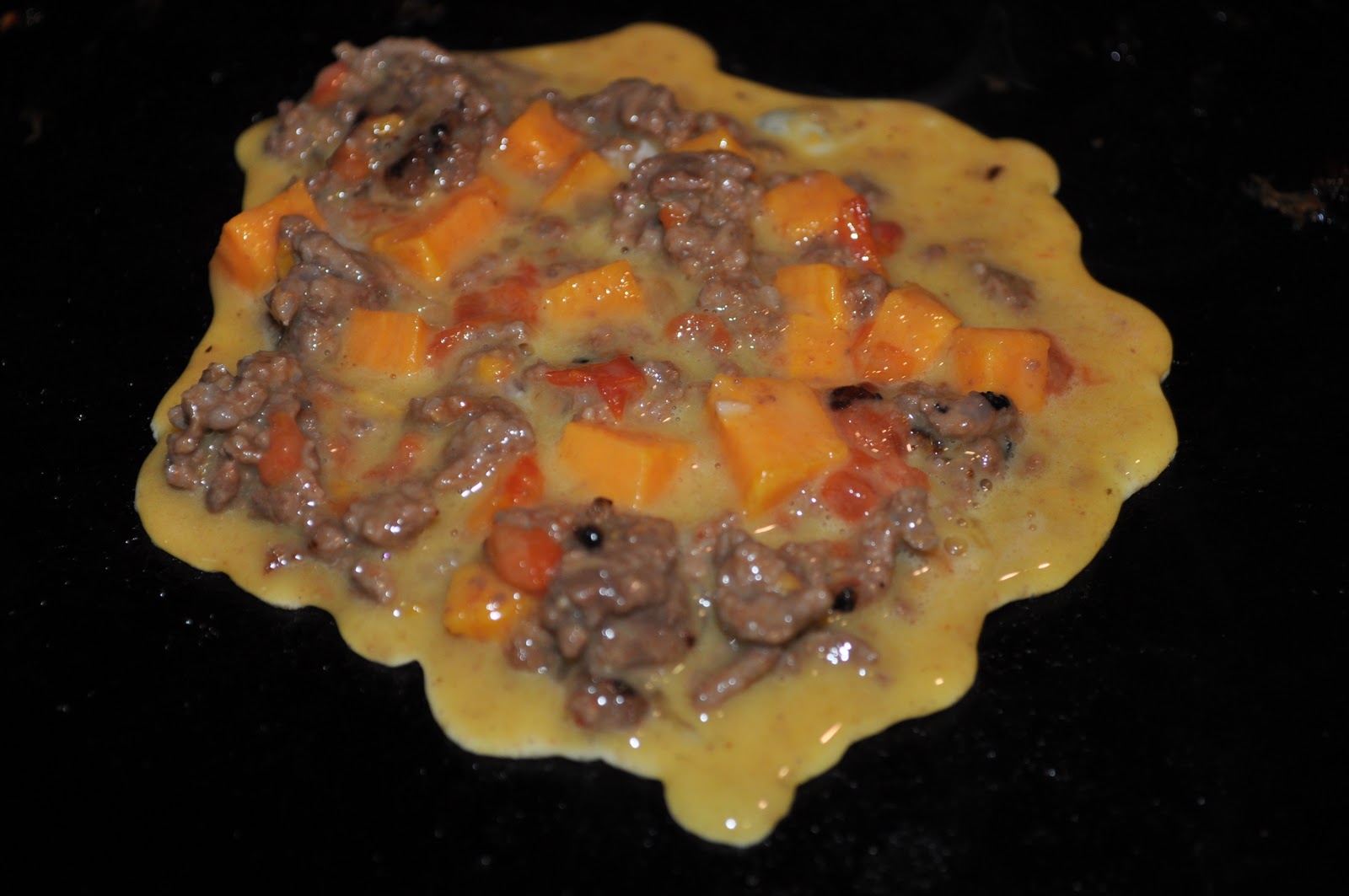 DialedIn Nutrition Ground Beef Omelet