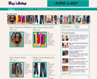 free blogger store template