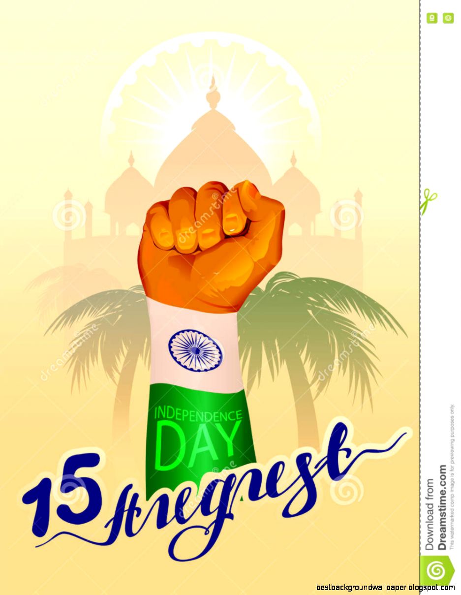 August 15 India Independence Day Hand Fist Symbol Of Indian Flag August 15 India Independence Day Hand Fist Symbol Of Indian Flag