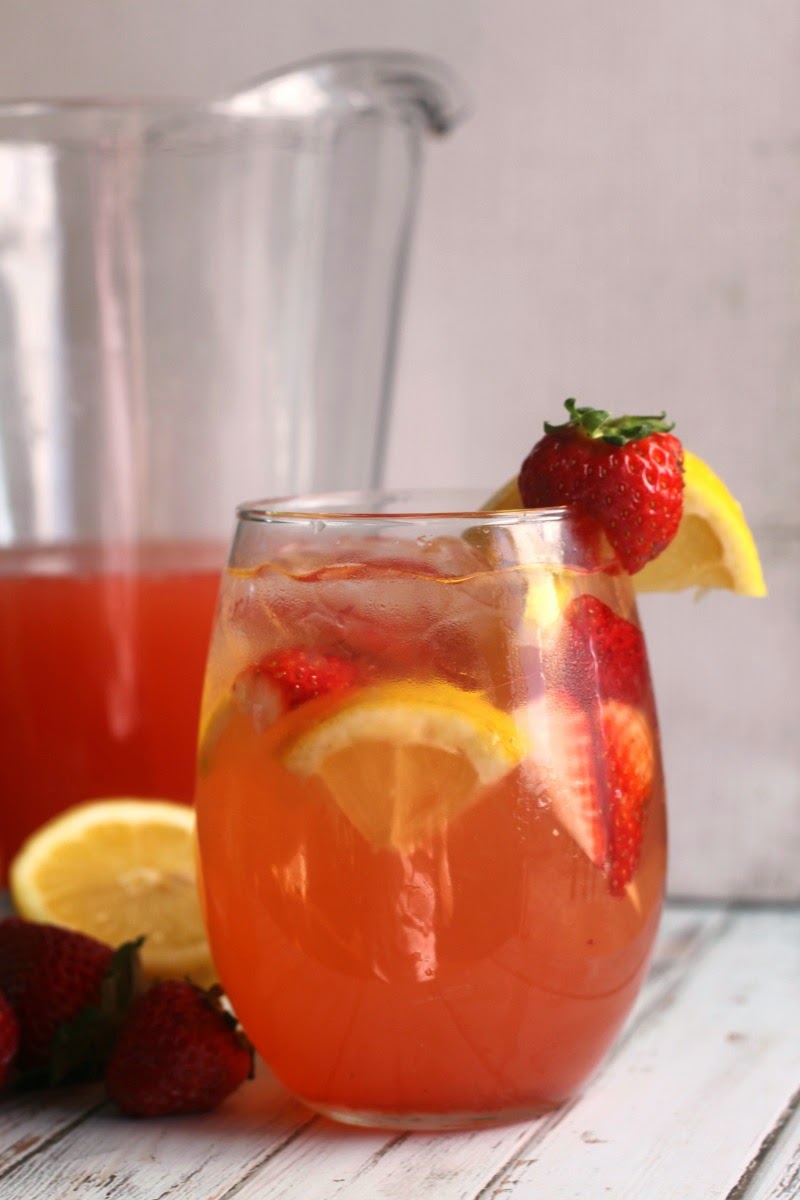 Crazy for Cookies and more Strawberry Lemonade Wine Spritzer