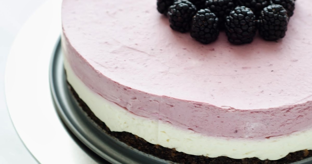 i heart baking!: blackberry mousse cake