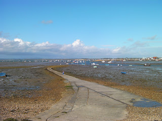 slipway at eastney marina at low tide